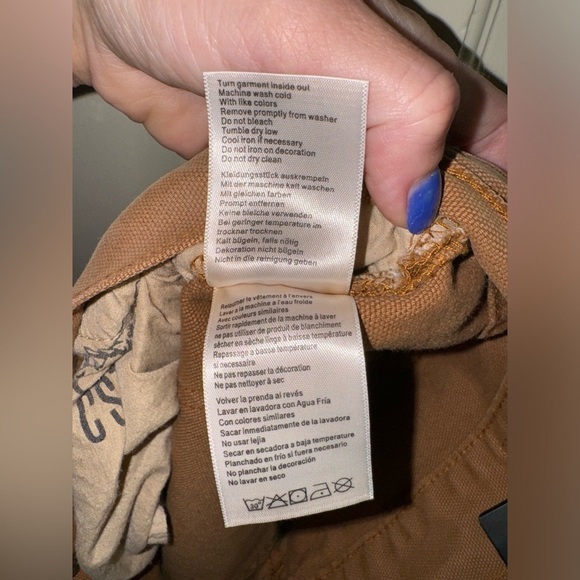 Ecko Canvas Tan Work Pants Vintage 90’s Size 38 x 30 - Picture 6 of 7